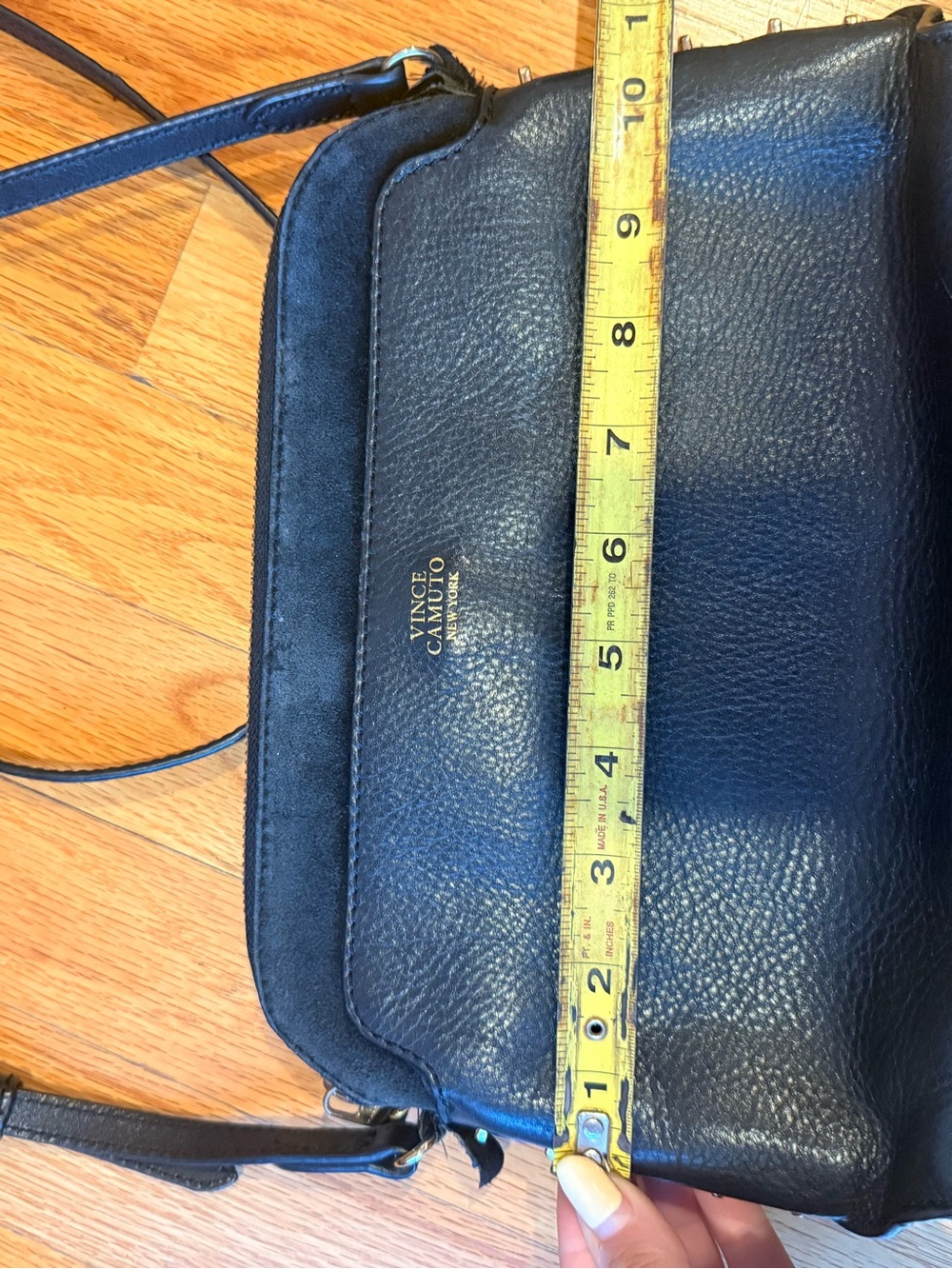 Vince Camuto Black Leather Crossbody Bag - Picture 9 of 9